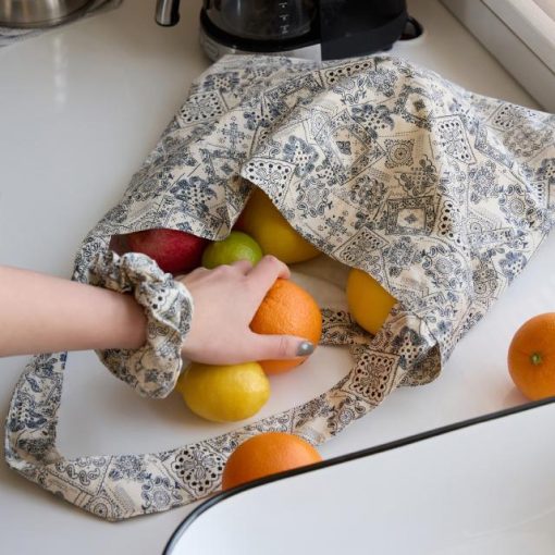 FINO LG 숄더 에코백 + 스크런치 IV (JHNEHA5BS185IV260)