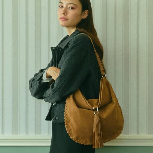 TASSIA 스웨이드 MD 호보 CB (JHNCHA5BF981CB260)