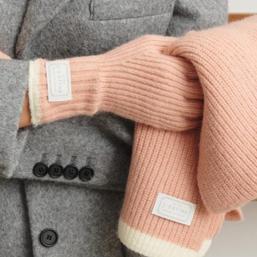 컬러트림 머플러 장갑 세트 PK (JEACEC5BF581PK260)